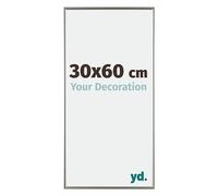 Your Decoration - Marco de fotos 30x60 cm - Champán - Marco de fotos de plástico con cristal de plástico antirreflejo - Marco 30x60 cm - Evry