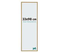 Your Decoration - Marco de fotos 33x98 cm - Haya Luz - Marco de fotos de plástico con cristal de plástico antirreflejo - Marco 33x98 cm - Evry