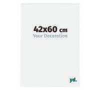 Your Decoration - Marco de fotos 42x60 cm - Blanco Brillante - Marco de fotos de plástico con cristal de plástico antirreflejo - Marco 42x60 cm - Evry