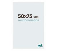 Your Decoration - Marco de fotos 50x75 cm - Blanco Brillante - Marco de fotos de plástico con cristal de plástico antirreflejo - Marco 50x75 cm - Evry