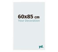 Your Decoration - Marco de fotos 60x85 cm - Blanco Brillante - Marco de fotos de plástico con cristal de plástico antirreflejo - Marco 60x85 cm - Evry