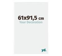 Your Decoration - Marco de fotos 61x91.5 cm - Blanco Brillante - Marco de fotos de plástico con cristal de plástico antirreflejo - Marco 61x91.5 cm - Evry