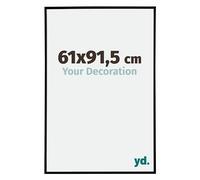 Your Decoration - Marco de fotos 61x91.5 cm - Negro Mate - Marco de fotos de plástico con cristal de plástico antirreflejo - Marco 61x91.5 cm - Evry