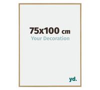 Your Decoration - Marco de fotos 75x100 cm - Haya Luz - Marco de fotos de plástico con cristal de plástico antirreflejo - Marco 75x100 cm - Evry