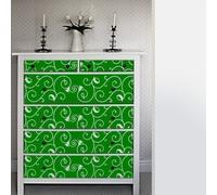Your Design - Adhesivo decorativo para muebles, diseño verde, 2 x 26 x 180 cm