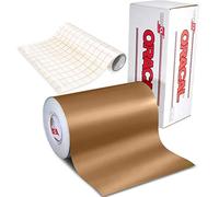 Your Design Oracal 631 Mate Cobre metálico Vinilo Adhesivo Craft 12 "X 6 Ft para Cameo, Cricut cartucho de silueta incluye 12" X 24 "rollo de papel de transferencia de vvivid claro