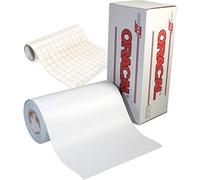 Your Design Oracal 651 rollo de vinilo adhesivo Craft 12 "blanco mate para Cameo, Cricut cartucho de silueta incluye rollo de papel de transferencia de vvivid claro