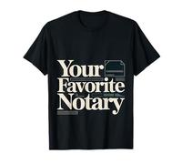 Your Favorite Notary Agente de Firma |- Camiseta