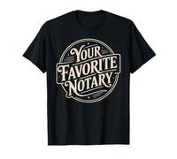 Your Favorite Notary Agente de Firma Camiseta