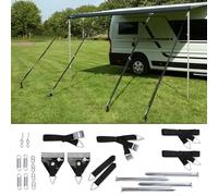 your GEAR Storm Set Toldo - 4 puntos de seguridad para toldos, cinta de tormenta, tensión, apto para todos los toldos