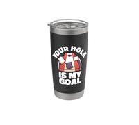 Your hole Is My Goal Cornhole Bags Corn hole Board Cornhole Vaso térmico de acero inoxidable de doble pared
