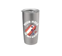 Your hole Is My Goal Cornhole Bags Corn hole Board Cornhole Vaso térmico de acero inoxidable de doble pared