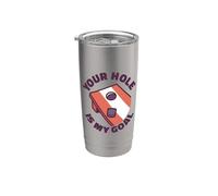 Your hole Is My Goal Cornhole Bags Corn hole Board Cornhole Vaso térmico de acero inoxidable de doble pared