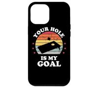 Your Hole Is My Goal Funny Cornhole Player Corn Star Carcasa para iPhone 12 Pro MAX
