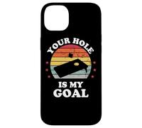 Your Hole Is My Goal Funny Cornhole Player Corn Star Carcasa para iPhone 14 Plus