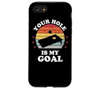 Your Hole Is My Goal Funny Cornhole Player Corn Star Carcasa para iPhone SE (2020) / 7/8