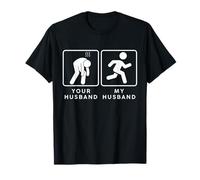 Your Husband vs. My Hubby - Funny Marathon Running Design Camiseta