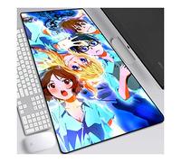 Your Lie in April Alfombrilla Raton Anime Gaming Mouse Pad XXL 900x400x3 mm,Impermeable con 3mm Base de Goma Antideslizante,Special-Textured Superficie para Ordenador, PC y Laptop, E