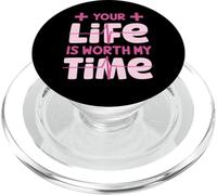 Your Life is Worth My Time Nurse Women Men Camiseta Kid Health PopSockets PopGrip para MagSafe