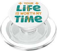 Your Life is Worth My Time Nurse Women Men Camiseta Kid Health PopSockets PopGrip para MagSafe