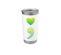 Your Life Matters - Apoyo de concientización sobre la salud mental en semi colon Vaso térmico de acero inoxidable de doble pared