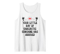 Your Little Ray of Sarcastic Sunshine Has Arrived Summer Camiseta sin Mangas
