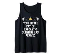 Your Little Ray Sarcastic Sunshine Has Arrived Funny Summer Camiseta sin Mangas