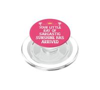 Your Little Ray Sarcastic Sunshine Has Arrived Funny Summer PopSockets PopGrip para MagSafe