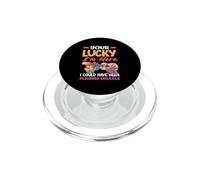 Your Lucky Im Here Playing Ukelele Funny Hawaiian Músico PopSockets PopGrip para MagSafe