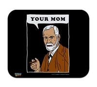 Your Mom Sigmund Freud Funny Humor - Alfombrilla de mouse fina de perfil bajo