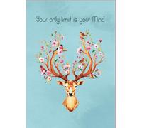 your only limit is your mind: notebook journal, unruled, 120 pages