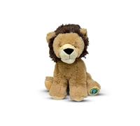 Your Planet Peluche ecológico de 9 pulgadas, elefante de peluche, león, panda, gorila y vida silvestre, juguetes blandos, hechos de plástico 100% reciclado, peluches de felpa Kawaii (león)