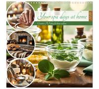 Your spa days at home - Creative AI ideas for home wellness (Wall Calendar 2026 12" x 24" / 30 x 60 cm (open)) CALVENDO 12 Month Wall Calendar