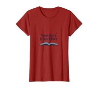 Your Story Is Not Over - Cita inspiradora para Amantes de los Libros Camiseta, Mujer, Arándano, L