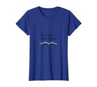 Your Story Is Not Over - Cita inspiradora para Amantes de los Libros Camiseta, Mujer, Azul Real, XXL
