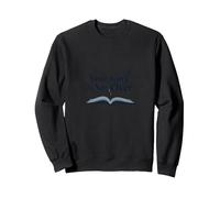 Your Story Is Not Over - Cita inspiradora para Amantes de los Libros Sudadera, Unisex para Adultos, Negro, S