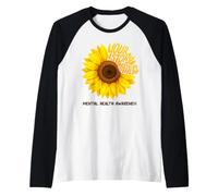 Your Story Matters Concientización sobre la Salud Mental Apoyo Girasol Camiseta Manga Raglan