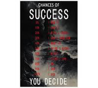 Your Success Your Choice Inspirational Poster Bedroom Wall Decor