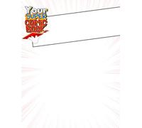 Your Super Comic Book: 100 Pages Blank Comics Magazine with Built-In Comic Effects, Large 8.5" x 11" Format