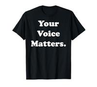 Your Voice Matters Inspirational Message Camiseta