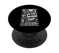 Your Way Better Biblia Verso Jesús Camino Fe Bendice a Dios PopSockets PopGrip Adhesivo