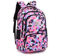 YOURAN Mochila escolar Paño Oxford Lindo Impermeable Ligero Mochila escolar grande Mochila Mochila Bolsas Para niñas Niños Adolescentes Niños Unisex En Primaria Secundaria Secundaria (L, Negro)