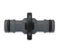 YourCasa Acoplamiento de manguera de 1/2 pulgadas, conector de manguera de jardín, conector de manguera de doble acoplamiento, adaptador de manguera de agua (antracita)