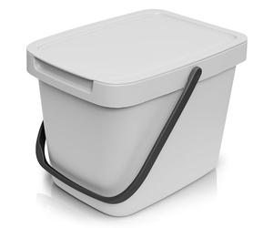YourCasa Cubo de basura orgánica para cocina, 6 L, para residuos orgánicos diarios, recipiente para compost con tapa para colgar, cubo de basura orgánico, resistente a los olores, cubo de basura