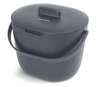 YourCasa Cubo de basura orgánico para cocina de 3,6 l, para residuos orgánicos cotidianos, apto para lavavajillas, a prueba de olores, con colador y mango ergonómico