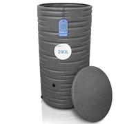 YourCasa Deposito Agua de 290 litros Rosca de Metal - Barril de Lluvia Resistente a Las heladas de plástico - bidon Agua - depósito de Agua para jardín