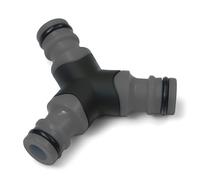 YourCasa Distribuidor en Y de 2 vías con acoplamiento rápido, derivación de manguera, distribuidor de agua, manguera de jardín, conector de manguera, acoplador, conector de derivación, distribuidor de