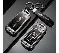 Yourdou Coche Carcasa Llave para Mitsubishi L200 Club Cab 2019-2023, Carcasa Mando Llave de Coche Carcasa Funda Llave Remoto Mando Carcasa Protectora para Llavero Accesorios,A-2-Grey