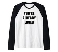You'Re Already Loved - Sunday Christian Faith Staff Uniform Camiseta Manga Raglan