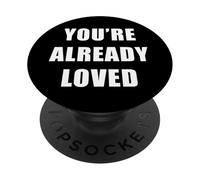 You'Re Already Loved - Sunday Christian Faith Staff Uniform PopSockets PopGrip Adhesivo